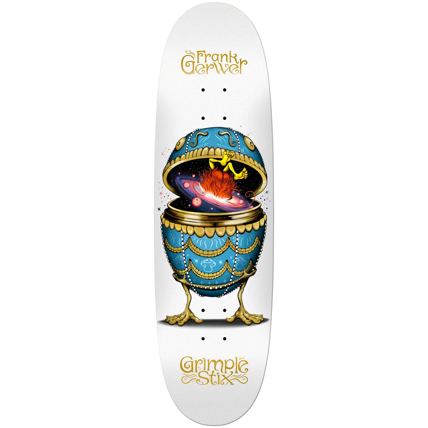 Anti Hero Skateboard Deck Gerwer Grimplstix Fab Egg 9.1" x 32"