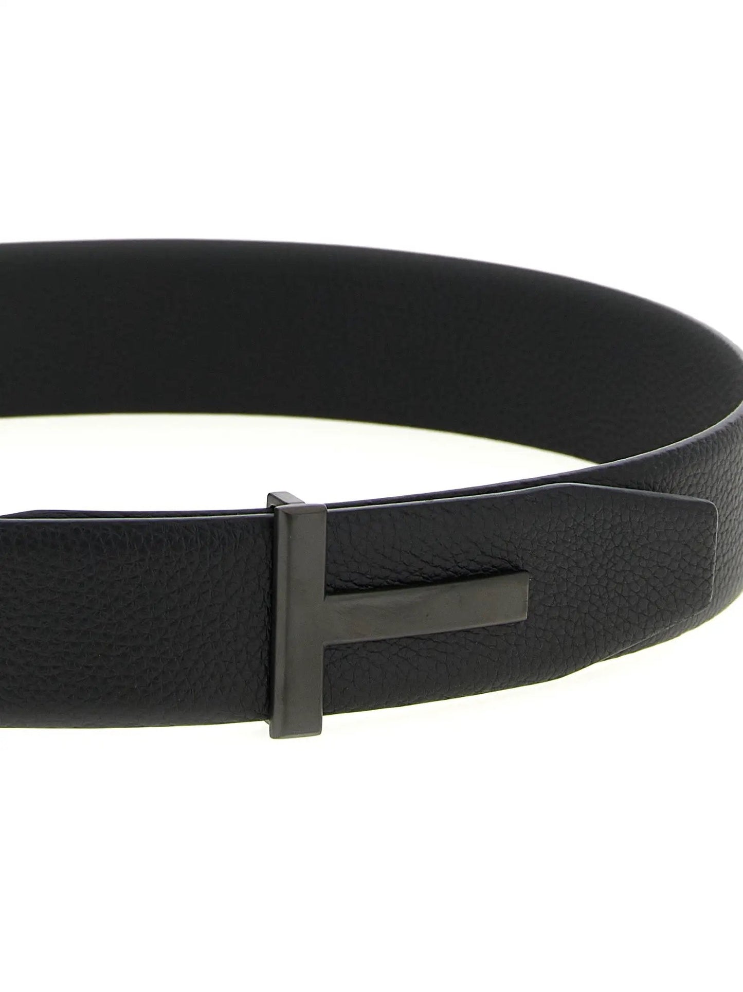 Tom Ford Black Calfskin Belt