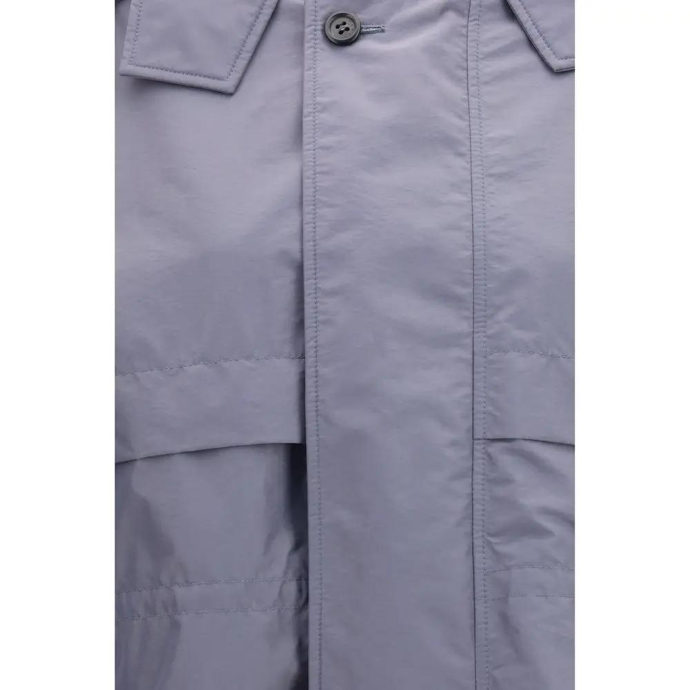 Marni Gray Polyamide Full-Length Jacket