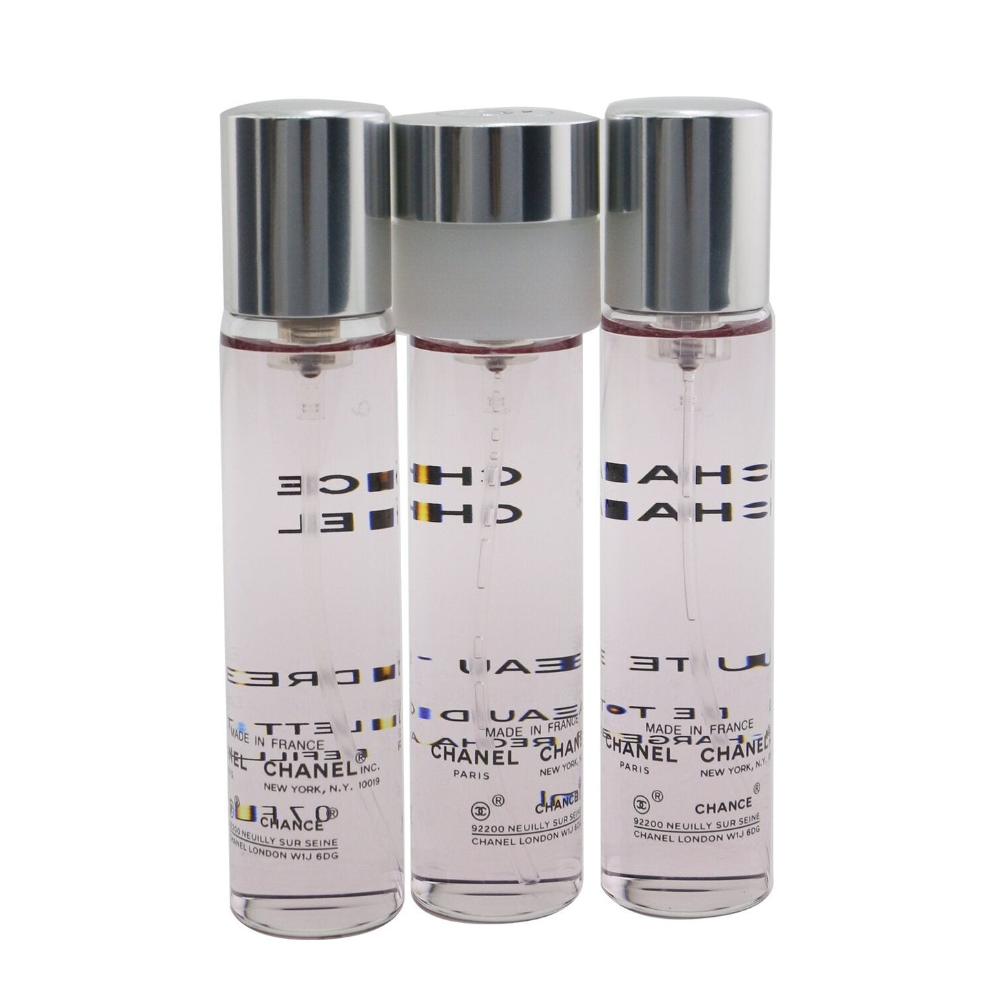 Chanel Chance Eau Tendre Twist & Spray Eau De Toilette Refill 3x20ml/0.7oz