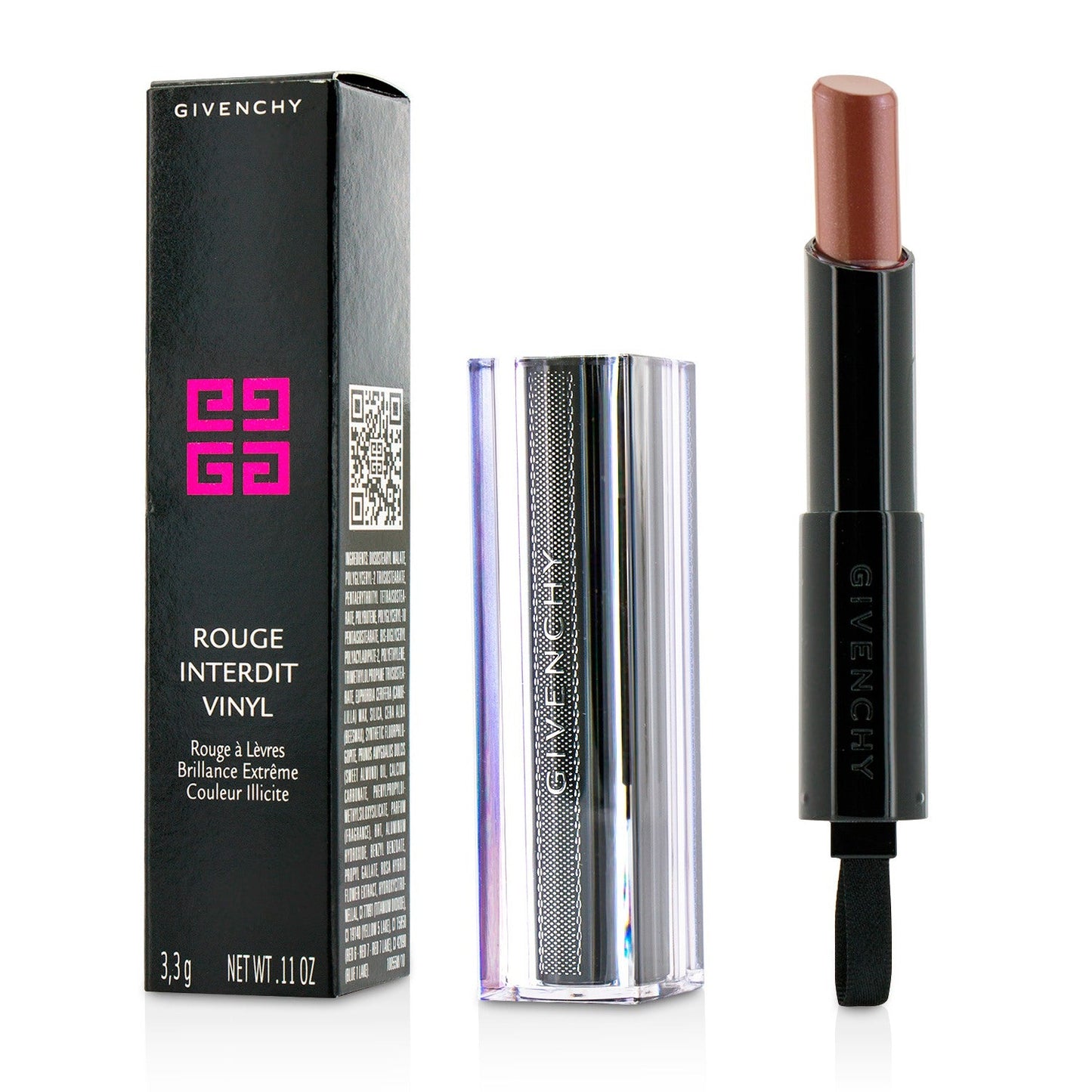 Givenchy Rouge Interdit Vinyl Extreme Shine Lipstick - # 06 Rose Sulfureux 3.3g/0.11oz