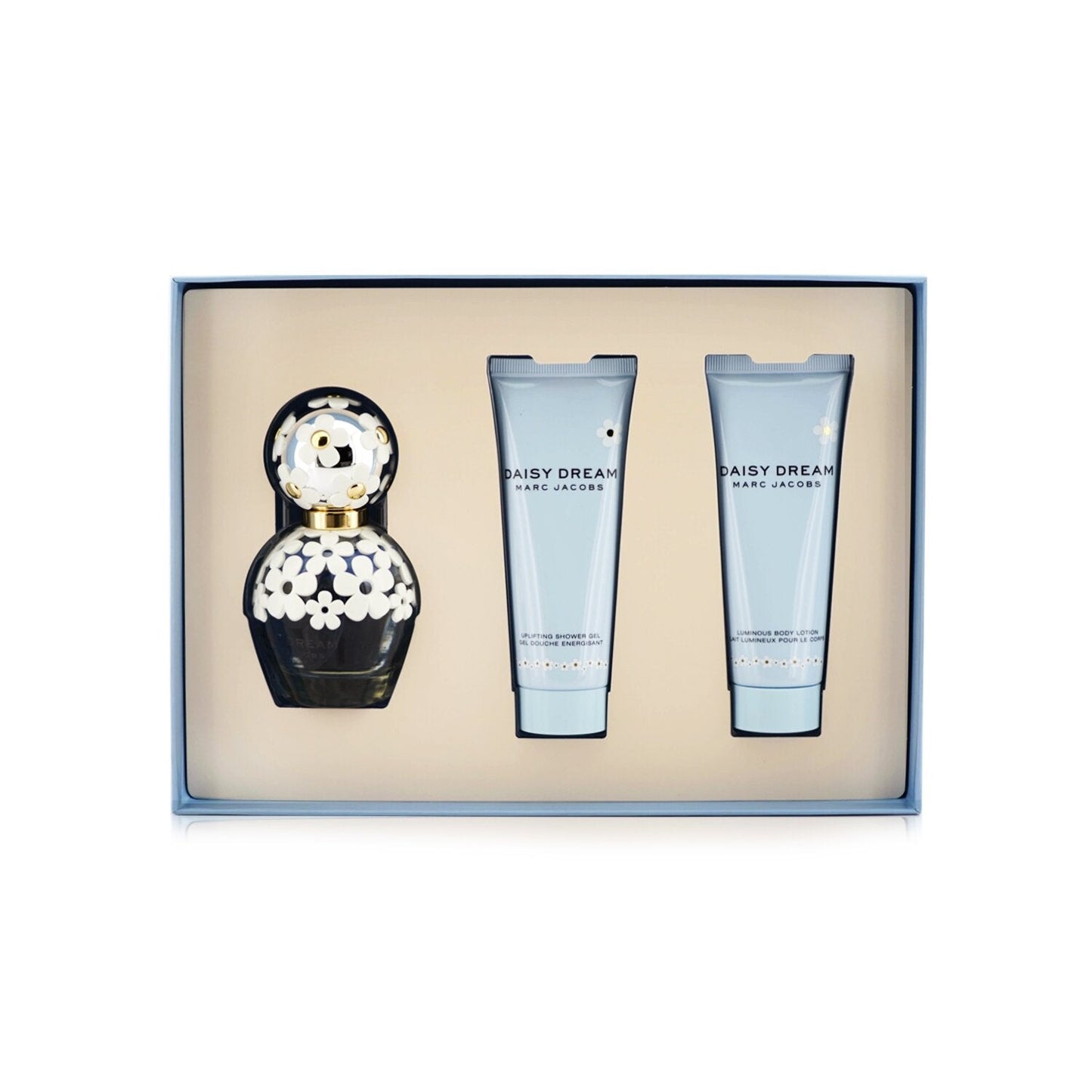 Marc Jacobs Daisy Dream Coffret: Eau De Toilette Spray 50ml/1.7oz + Luminous Body Lotion 75ml/2.5oz + Uplifting Shower Gel 75ml/2.5oz 3pcs
