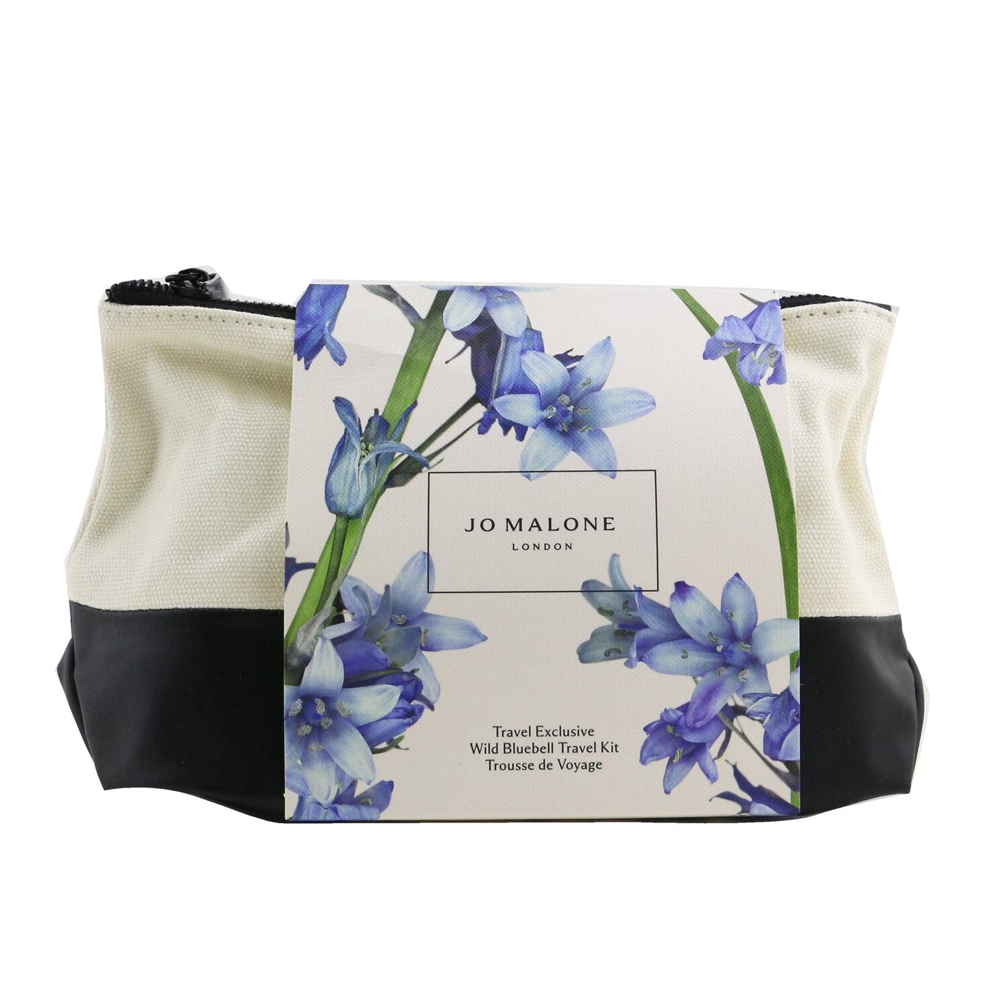 Jo Malone Wild Bluebell Travel Kit: Cologne Spray 50ml/1.7oz + Body & Hand Wash 100ml/3.4oz + Pouch 2pcs+Pouch