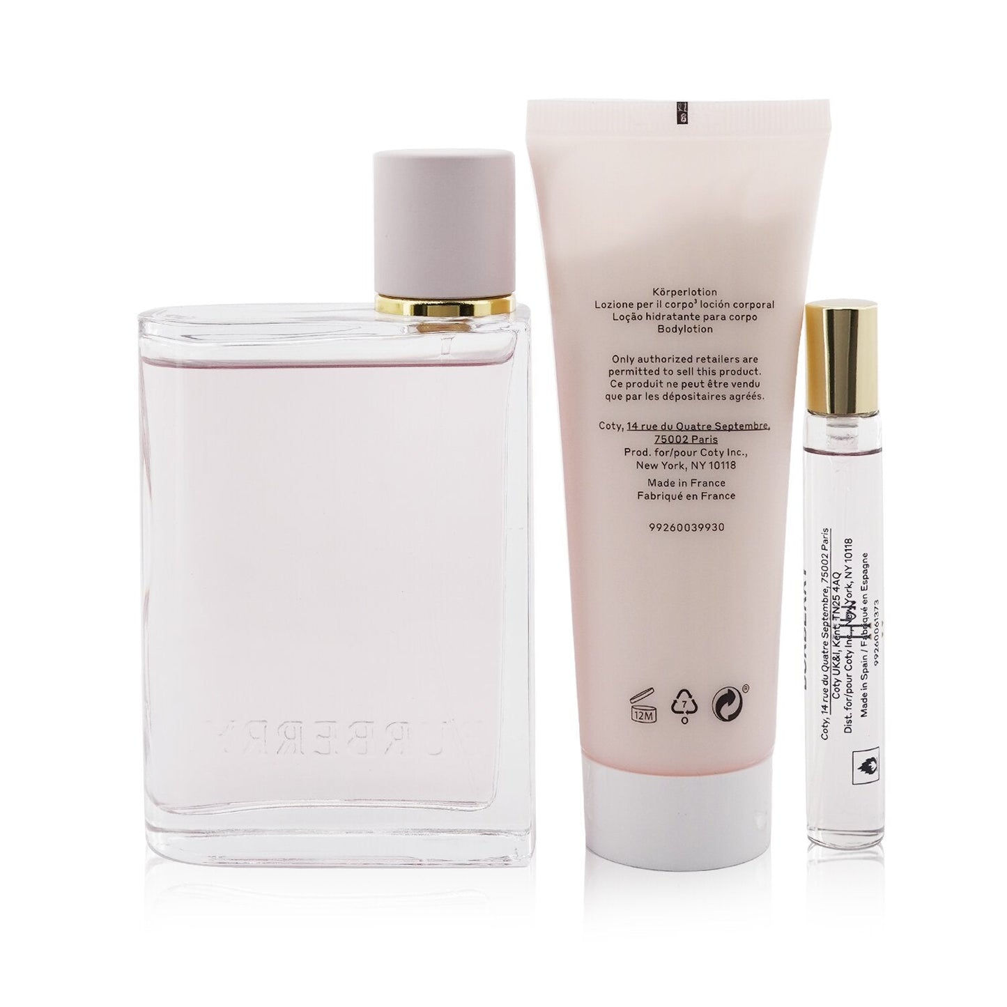 Burberry Burberry Her Coffret: Eau De Parfum Spray 100ml/3.3oz + Eau De Parfum Spray 7.5ml/0.25oz + Body Lotion 75ml/2.5oz 3pcs