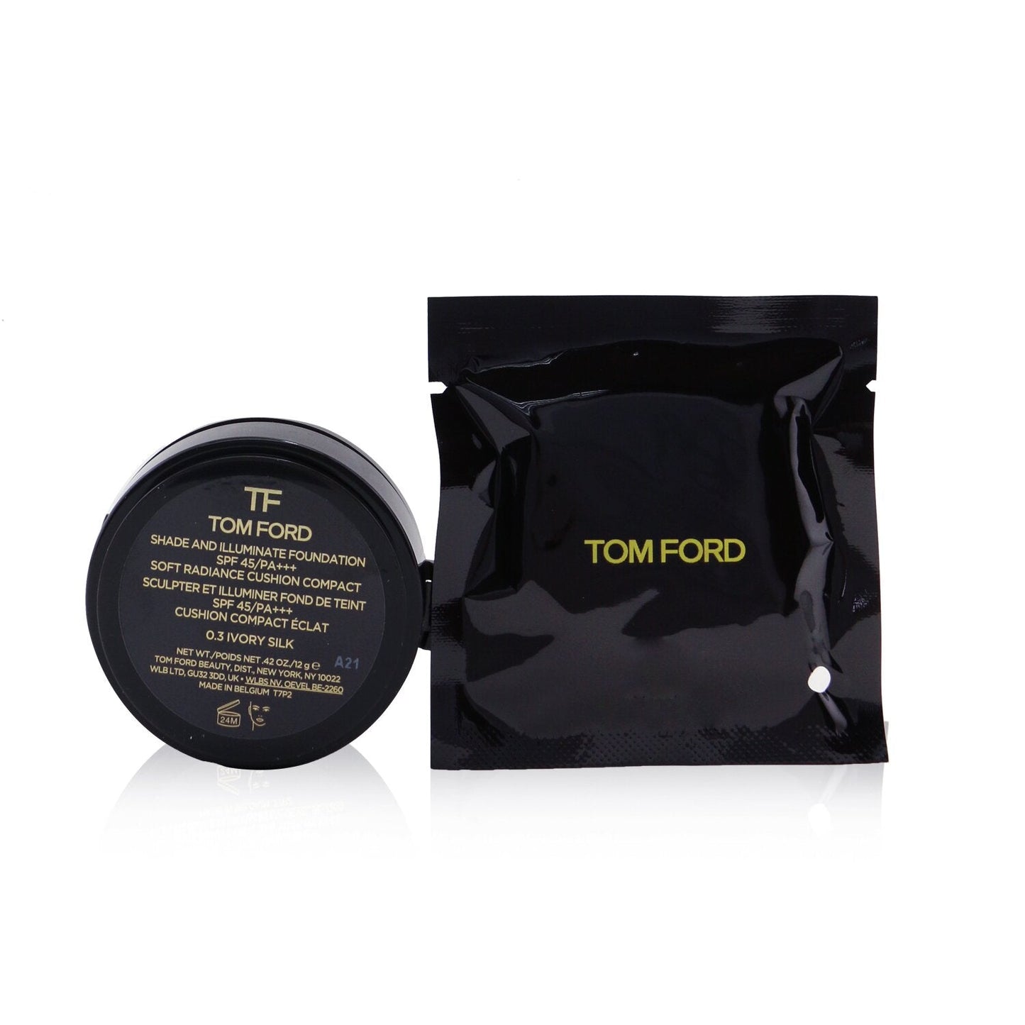Tom Ford Shade And Illuminate Foundation Soft Radiance Cushion Compact SPF 45 Refill - # 0.3 Ivory Silk 12g/0.42oz