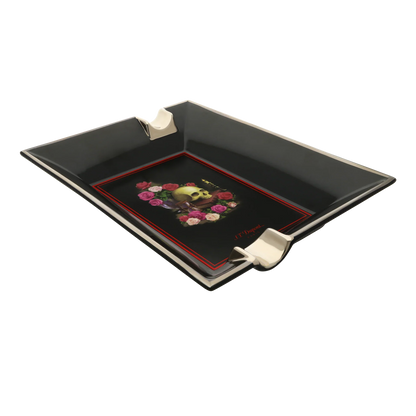 S.T. DUPONT Ashtray Memento Mori Black 006494