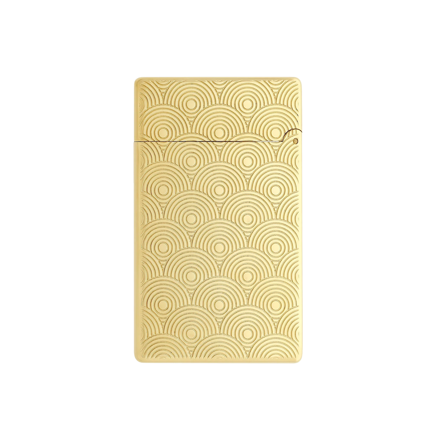 S.T. DUPONT Initial Cinetique Guilloche Golden Lighter/Briquet 020845