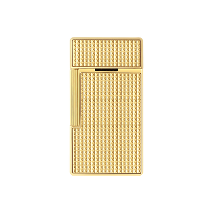 S.T. DUPONT Biggy Diamond Head Gold Lighter/Briquet 025209