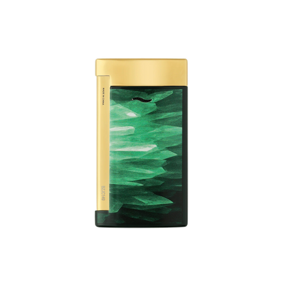 S.T. Dupont Slim 7 Géode Green Lacquered Lighter/Briquet 027036