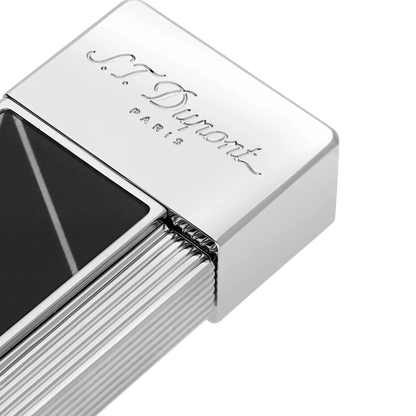 S.T. DUPONT Twiggy Chrome Fire X Black Lighter/Briquet 030070