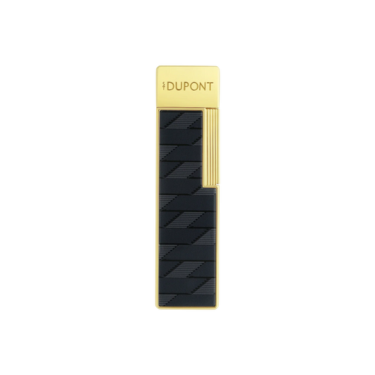 S.T. DUPONT Twiggy Monogram 1872 Black Lacquered Lighter/Briquet 030079