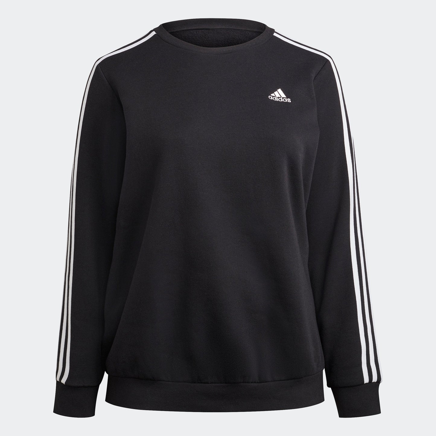 Women's adidas Essentials 3-Stripes Fleece Sweatshirt (Plus Size)