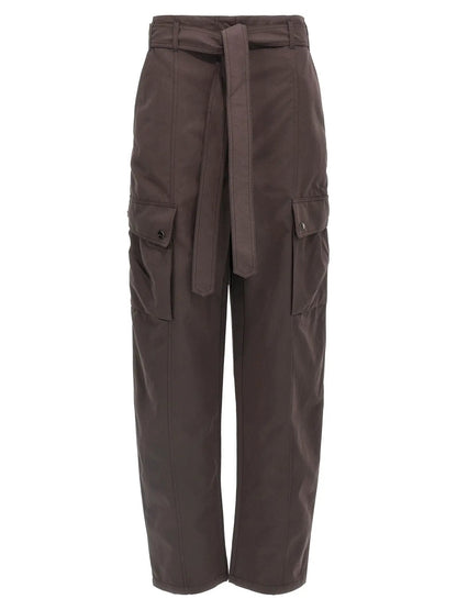 The Andamane Brown Polyester Cargo Pants