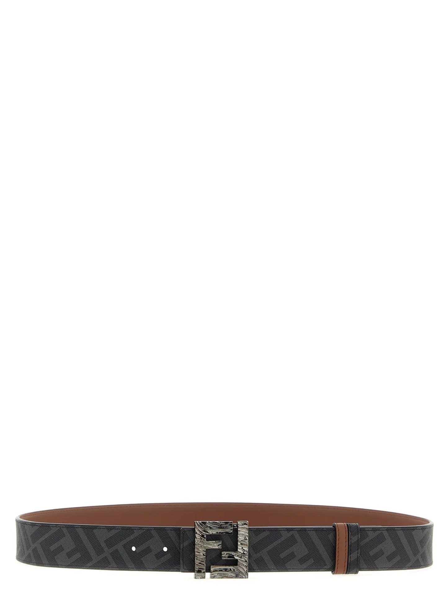 Fendi Multicolor Calfskin Leather Belt