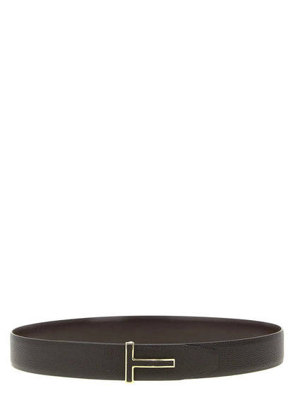 Tom Ford Brown Calfskin Belt