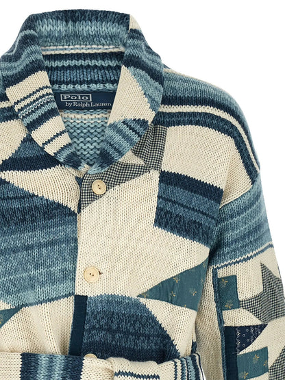 Polo Ralph Lauren Blue Cotton Cardigan