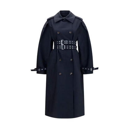 Ganni Black Cotton Coat