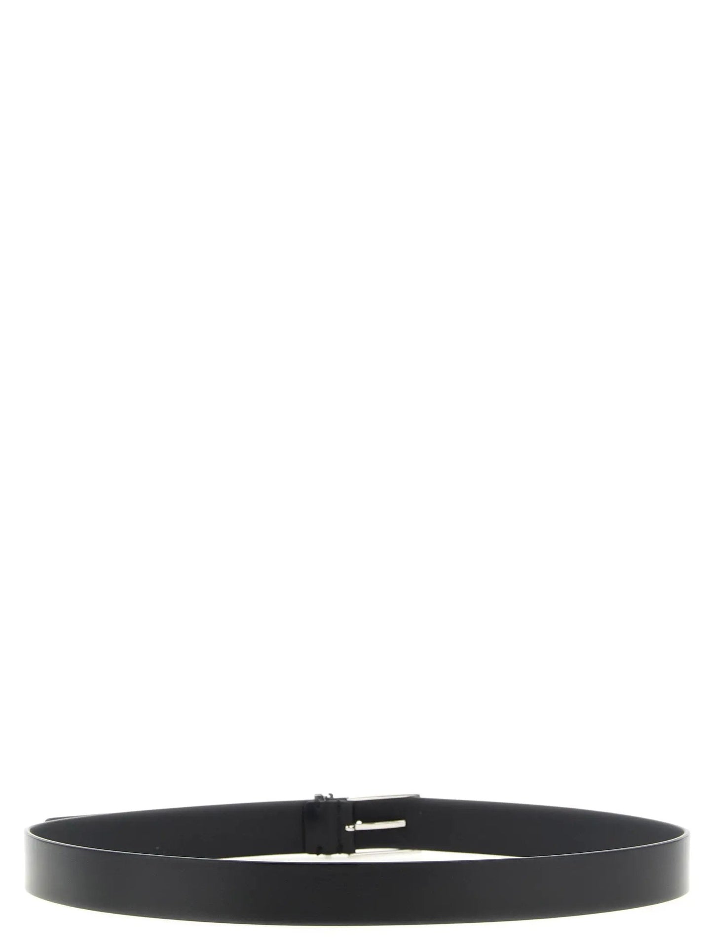 Tom Ford Black Calfskin Thin Belt