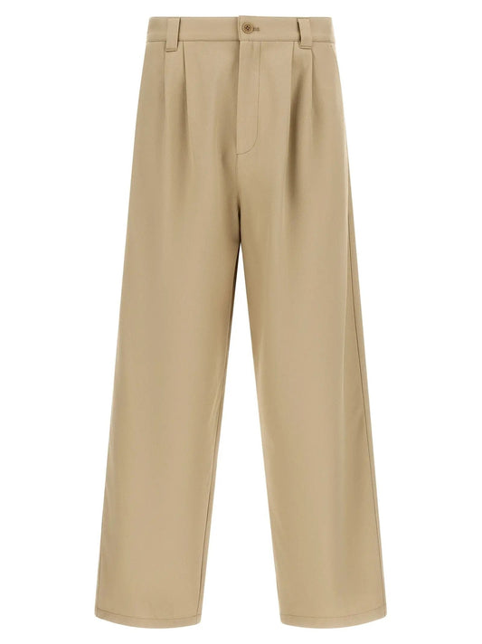 A.P.C. Beige Cotton Casual Pants