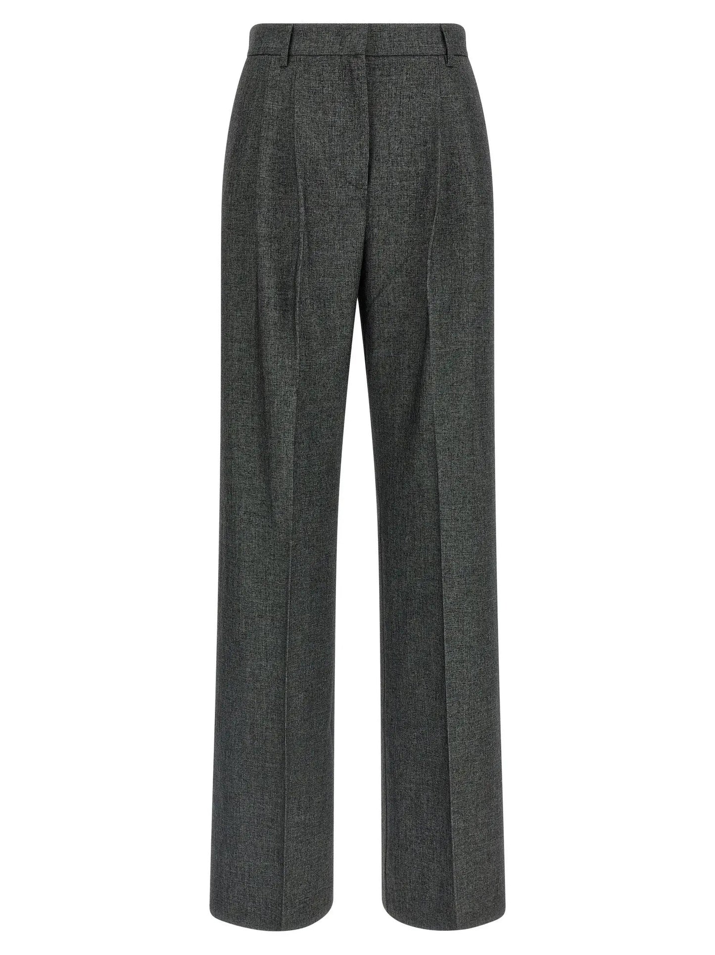 The Andamane Gray Polyester Dress Pants