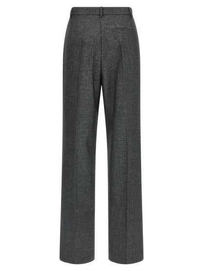 The Andamane Gray Polyester Dress Pants
