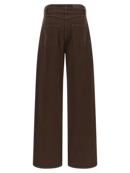 Brunello Cucinelli Brown Cotton Jeans Denim