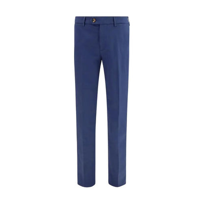 Brunello Cucinelli Blue Cotton Pants