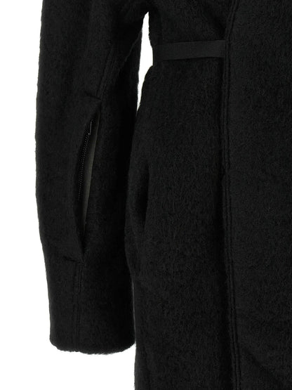 Rick Owens Black Marabou Coat