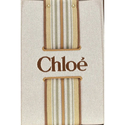 Chloé Beige Cotton Shoulder Bag