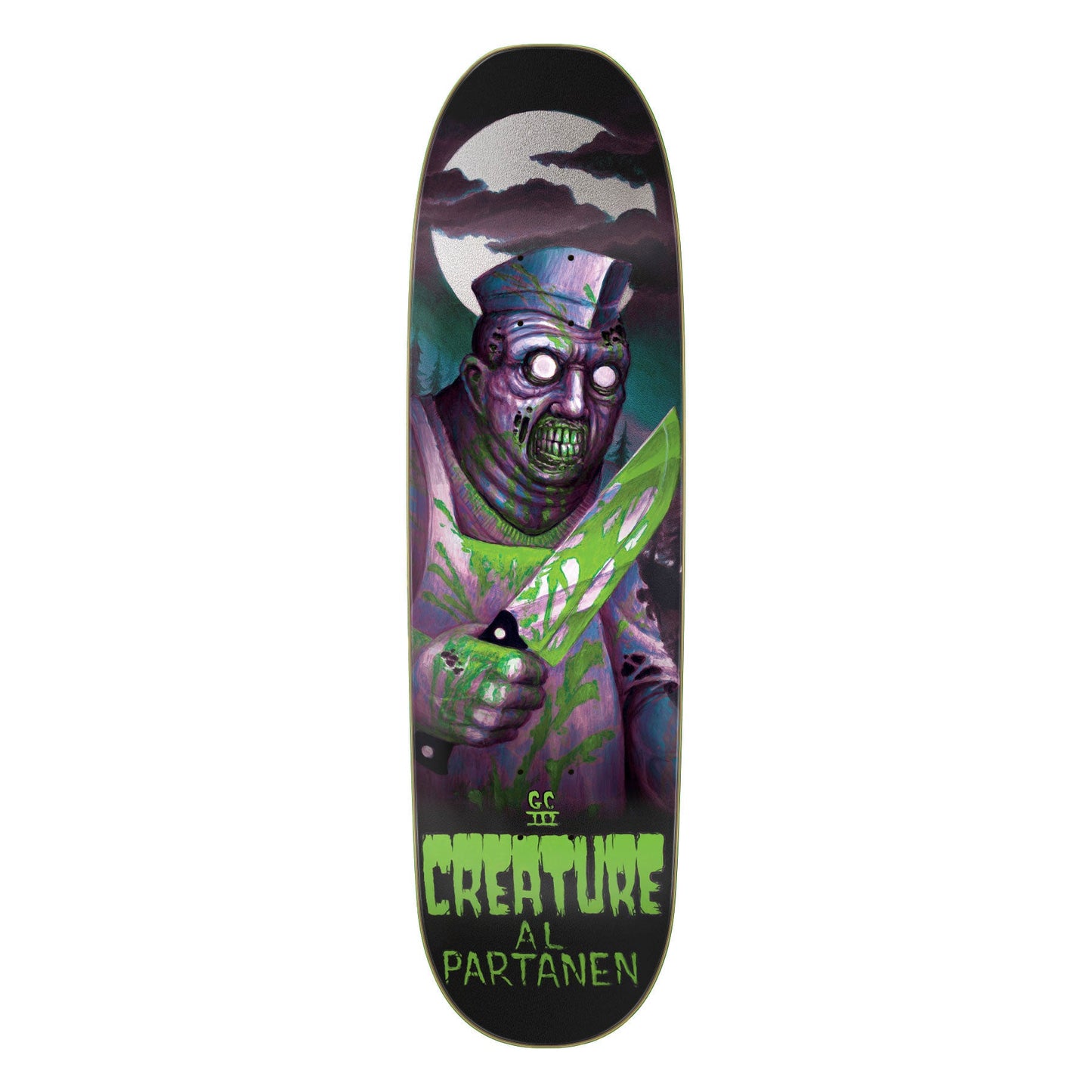 Creature Skateboard Deck Partanen Feeding Time XX 8.8" x 32.2"