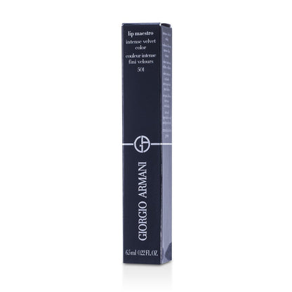 Giorgio Armani Lip Maestro Intense Velvet Color (Liquid Lipstick) - # 402 (Chinese Lacquer) (Unboxed)  6.5ml/0.22oz