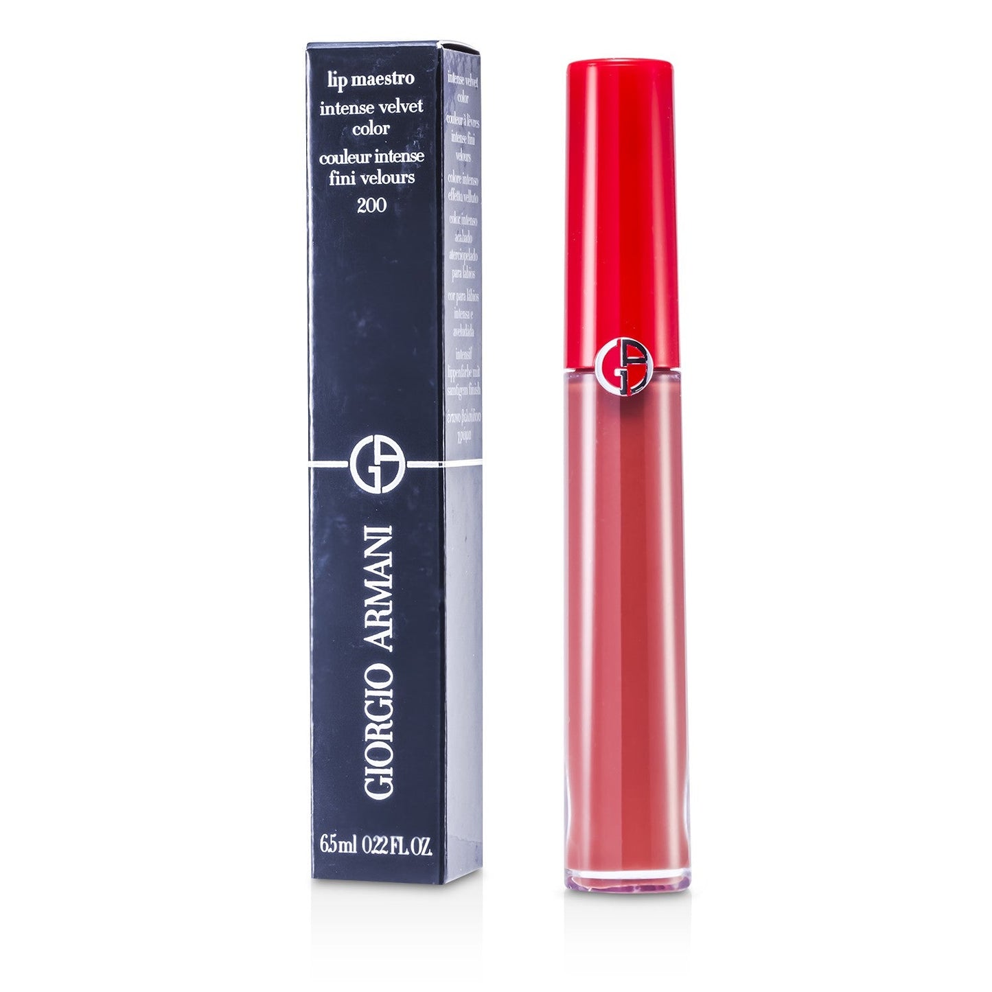 Giorgio Armani Lip Maestro Intense Velvet Color (Liquid Lipstick) - # 405 (Sultan)  6.5ml/0.22oz