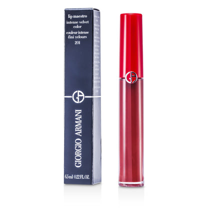 Giorgio Armani Lip Maestro Intense Velvet Color (Liquid Lipstick) - # 206 (Cedar)  6.5ml/0.22oz