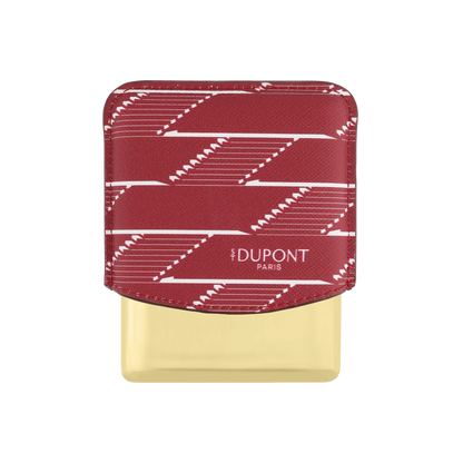 S.T. DUPONT Monogram 1872 Burgundy Coated Canvas Cigarette Case/Étui Cigarette 183178