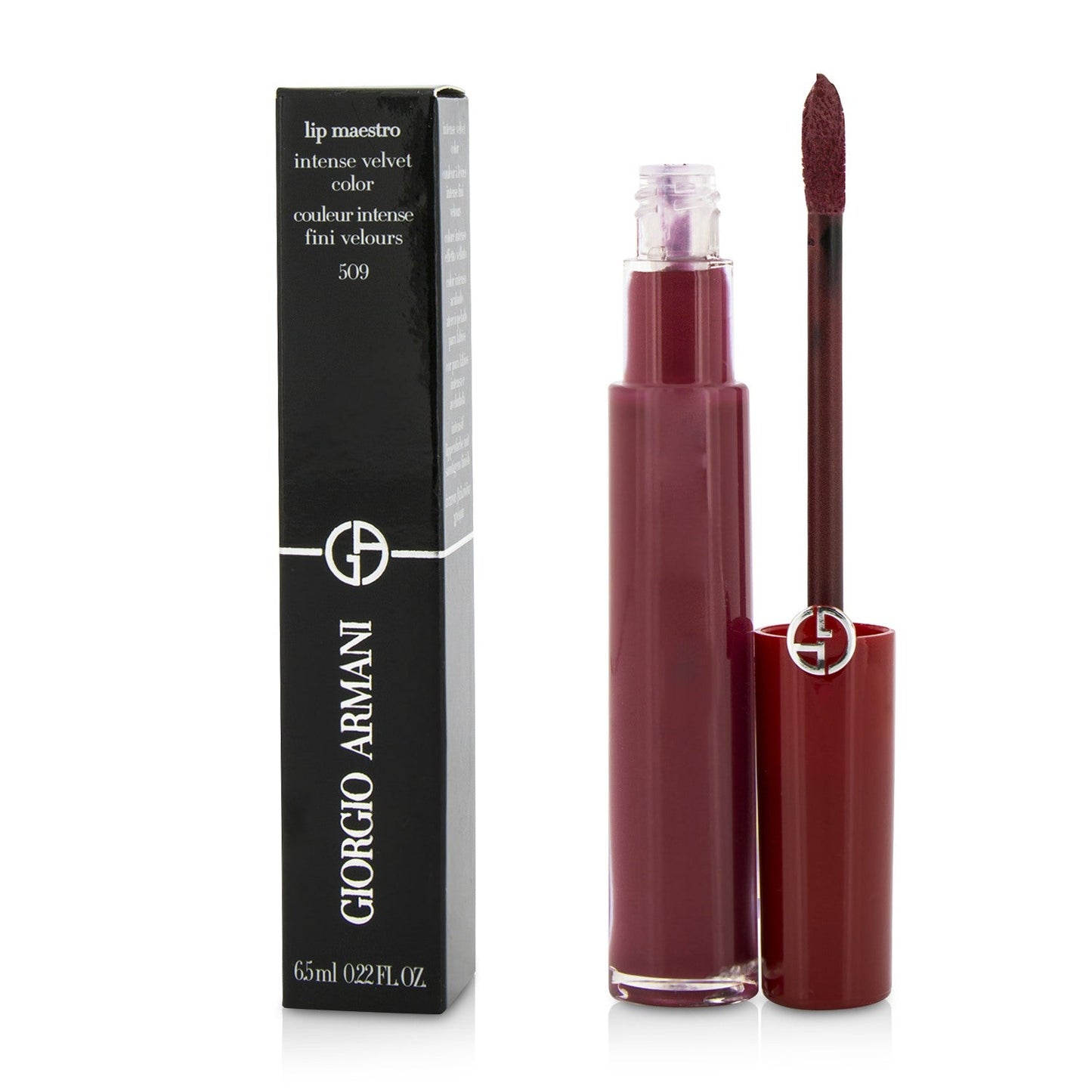 Giorgio Armani Lip Maestro Intense Velvet Color (Liquid Lipstick) - # 206 (Cedar)  6.5ml/0.22oz