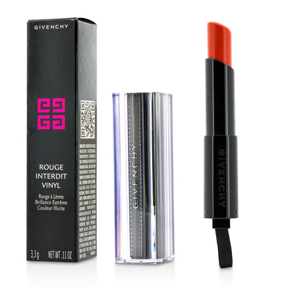 Givenchy Rouge Interdit Vinyl Extreme Shine Lipstick - # 06 Rose Sulfureux  3.3g/0.11oz