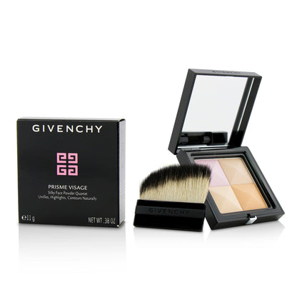Givenchy Prisme Visage Silky Face Powder Quartet - # 4 Dentelle Beige (Box Slightly Damaged)  11g/0.38oz