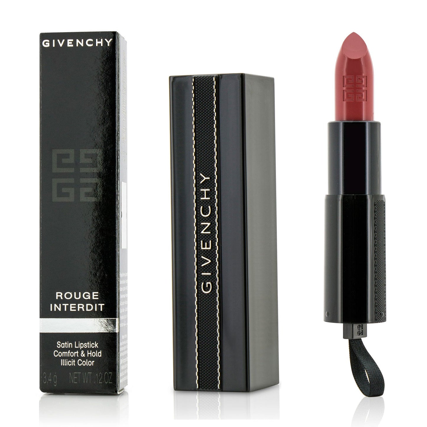 Givenchy Rouge Interdit Satin Lipstick - # 14 Redlight  3.4g/0.12oz