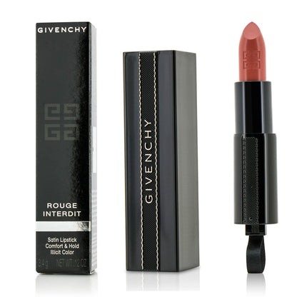 Givenchy Rouge Interdit Satin Lipstick - # 16 Wanted Coral  3.4g/0.12oz