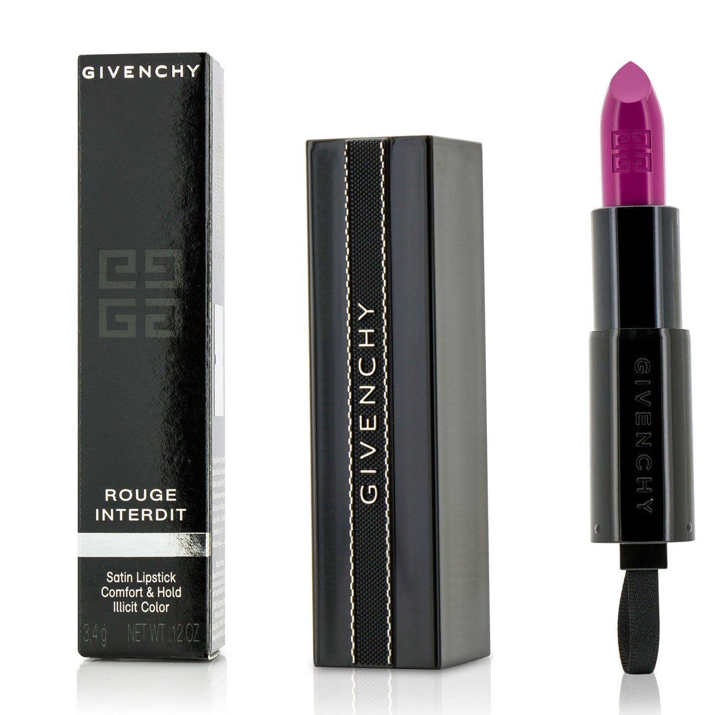 Givenchy Rouge Interdit Satin Lipstick - # 22 Infrarose  3.4g/0.12oz