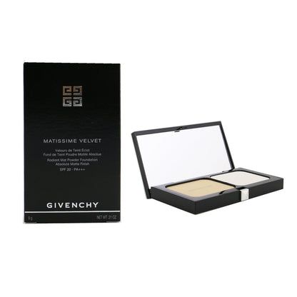 Givenchy Matissime Velvet Radiant Mat Powder Foundation SPF 20 - #05 Mat Honey  9g/0.31oz