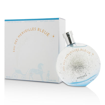 Hermes Eau Des Merveilles Bleue Eau De Toilette Spray (Unboxed)  100ml/3.3oz