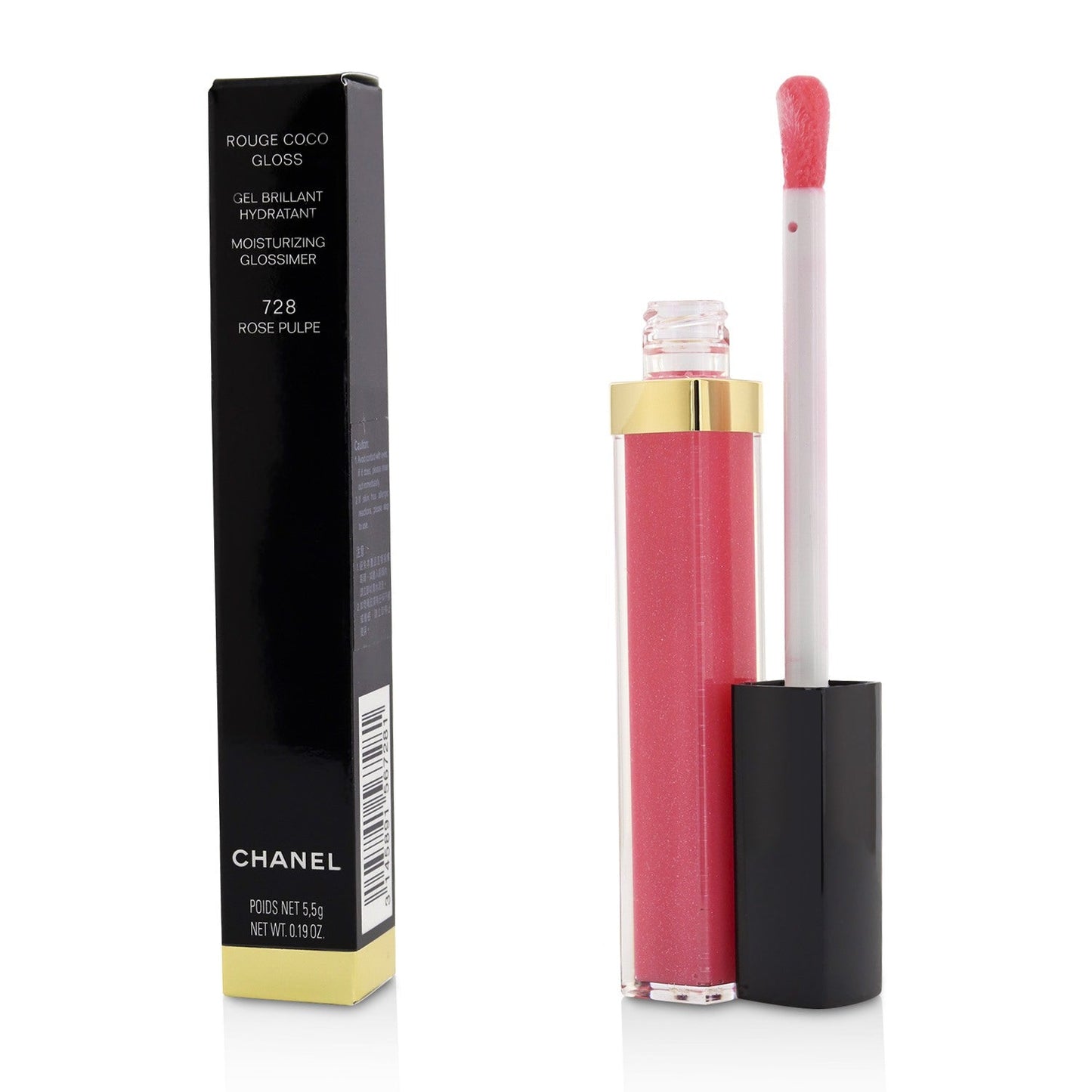 Chanel Rouge Coco Gloss Moisturizing Glossimer - # 824 Rouge Carmin  5.5g/0.19oz