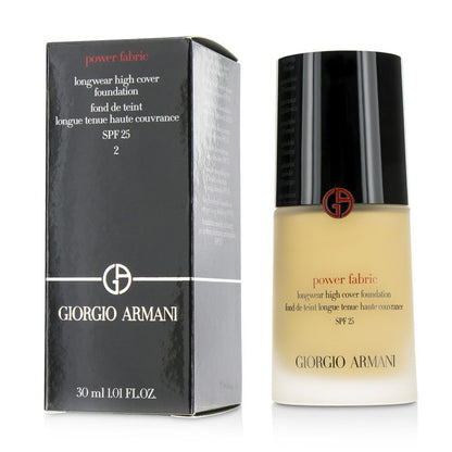Giorgio Armani Power Fabric Longwear High Cover Foundation SPF 25 - # 4.75 (Fair, Cool) (Box Slightly Damaged)  30ml/1.01oz