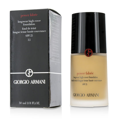 Giorgio Armani Power Fabric Longwear High Cover Foundation SPF 25 - # 2 (Fair, Golden) (Box Slightly Damaged)  30ml/1oz