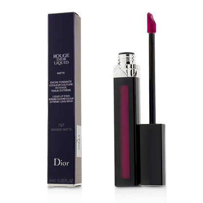 Christian Dior Rouge Dior Liquid Lip Stain - # 674 Sassy Matte  6ml/0.2oz