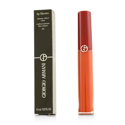 Giorgio Armani Lip Maestro Intense Velvet Color (Liquid Lipstick) - # 415 (Red Wood)  6.5ml/0.22oz
