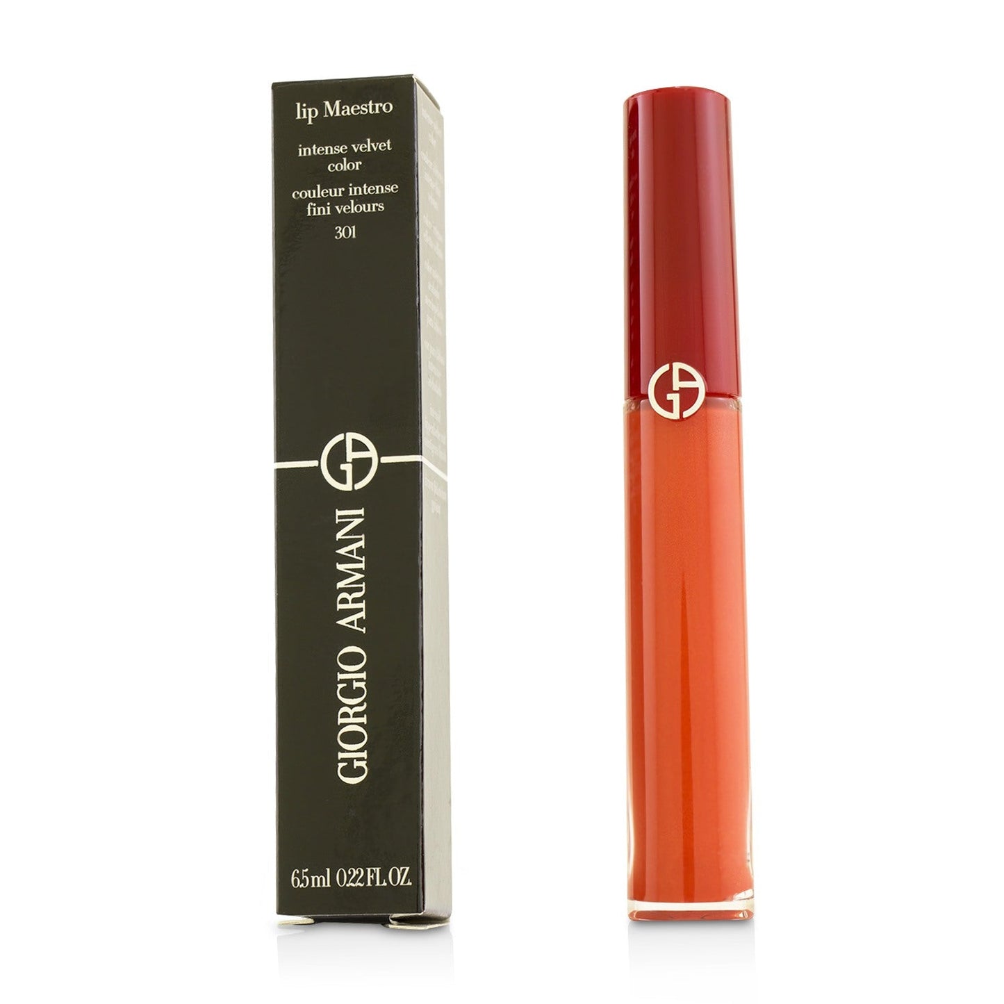 Giorgio Armani Lip Maestro Intense Velvet Color (Liquid Lipstick) - # 102 (Sandstone)  6.5ml/0.22oz