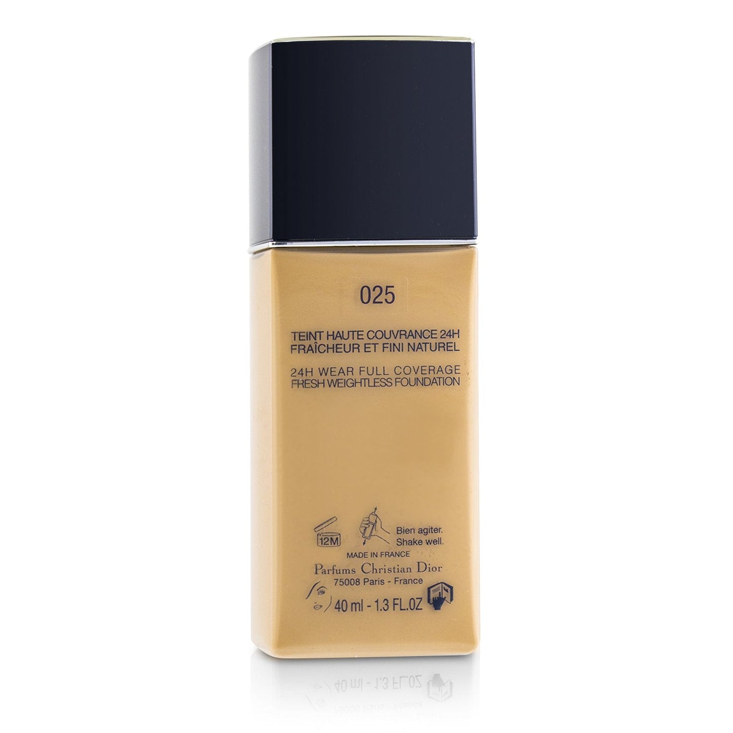 Christian Dior Diorskin Forever Undercover 24H Wear Full Coverage Water Based Foundation - # 022 Cameo  40ml/1.3oz