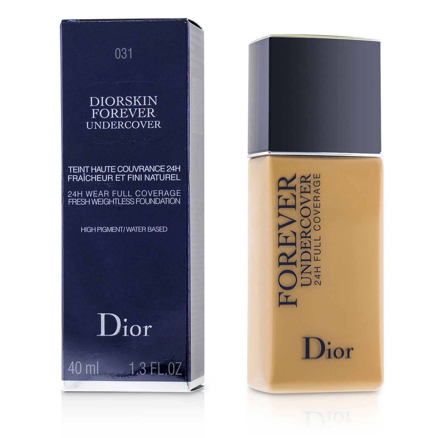Christian Dior Diorskin Forever Undercover 24H Wear Full Coverage Water Based Foundation - # 022 Cameo  40ml/1.3oz